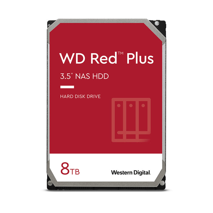 Disco Duro WD Red Plus 8TB para NAS - Almacenamiento en Red 24/7
