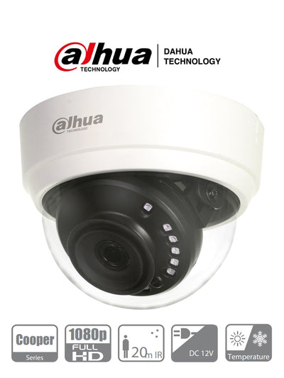 Cámara Domo Dahua Technology DH-HAC-D1A21N-0280B 2 MP