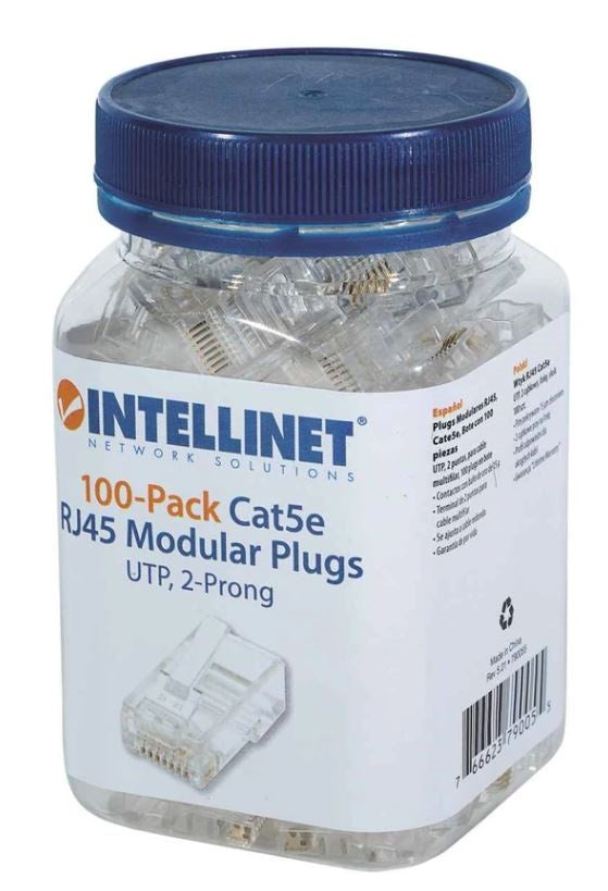 Plugs de Red CAT5E  INTELLINET 790055