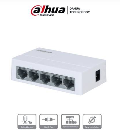 Switch De Red Dahua Technology DH-PFS3005-5ET
