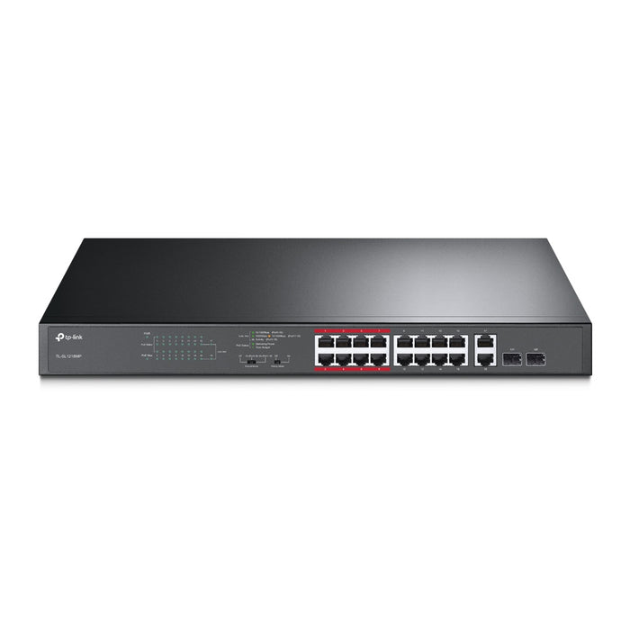 Switch De Red TP-LINK TL-SL1218MP 16 Puertos