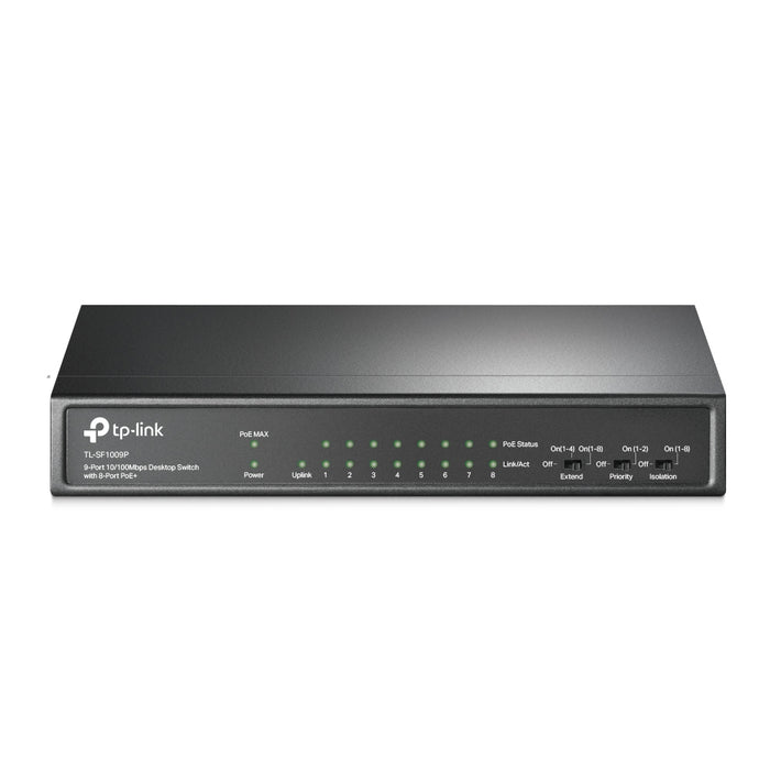 Switch De Red TP-LINK TL-SF1009P 9 Puertos